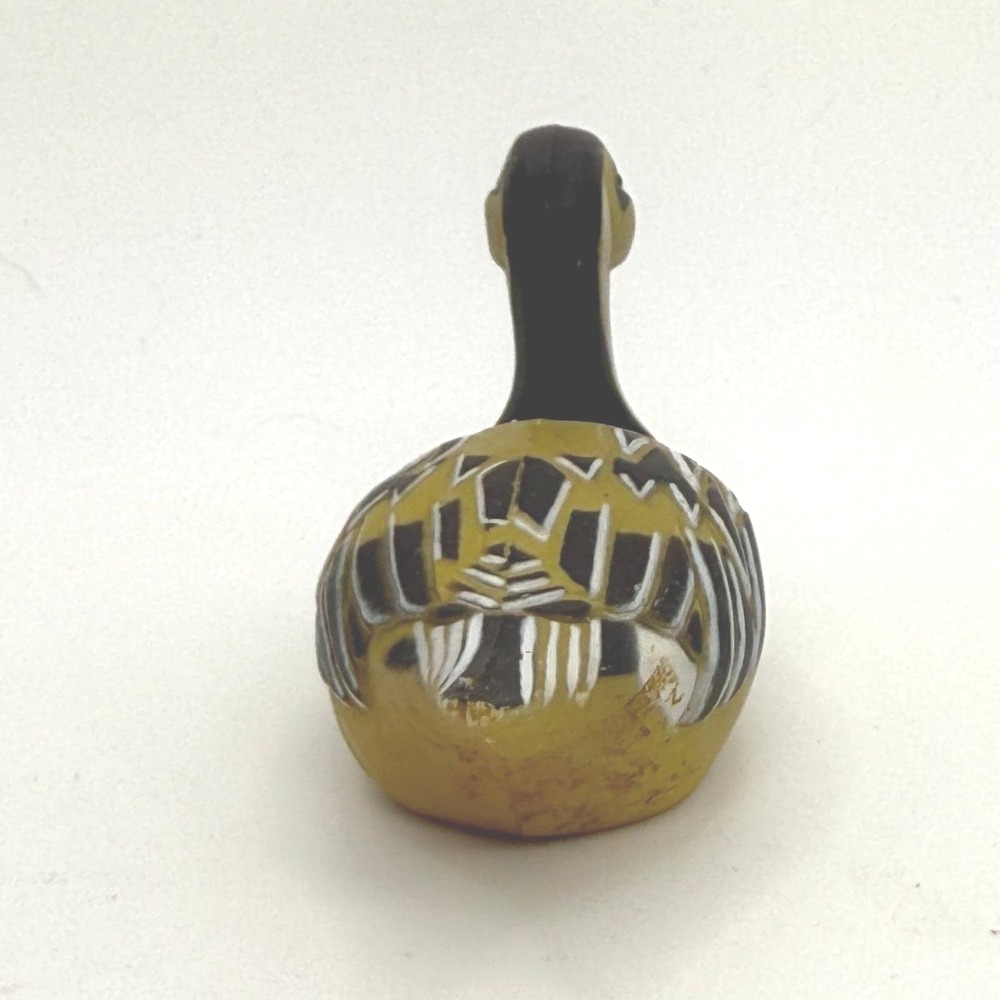 Unbranded Duck Figurine Small Yellow Hand Painted Vintage Good Folk Art Decor - Picture 3 of 13